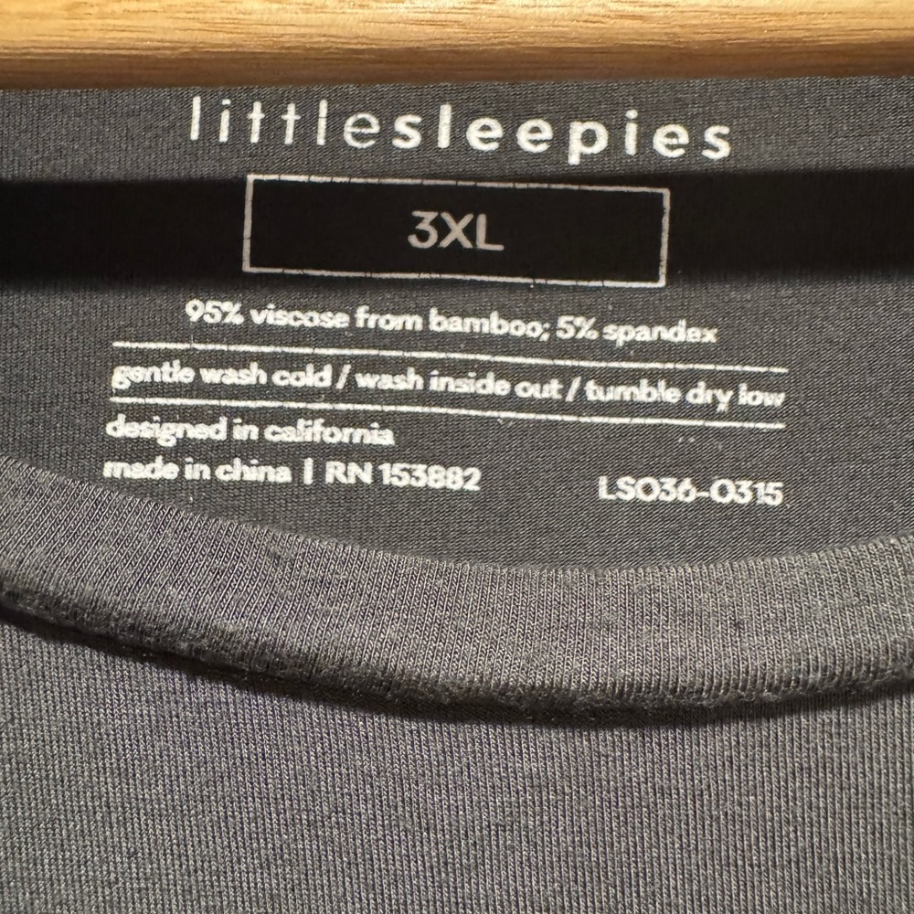 Little Sleepies Dark Gray Women's Short Sleeve Tee - Picture 2 of 5